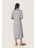 Soaked in Luxury Kleid SLSpina Relaxed fit in Grey Melange w Broken White