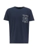 Carlo Colucci T-Shirt Collatuzzo in Navy