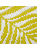 Beliani Outdoorteppich KOTA in Gelb/Weiß - (W) 120 x (H) 0.5 x (L) 180 cm