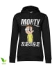 Rick and Morty Hoodie in Schwarz