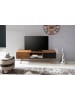 FineBuy TV- und Lowboards in Schwarz / Sheesham / 140x35x45