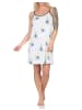 NORMANN Spaghetti Nachthemd Neglige - 85876 in weiss
