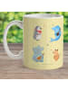 Mr. & Mrs. Panda Kaffeetasse Big Einheit ohne Spruch in Gelb Pastell