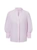 NÜMPH Bluse Nujane in rosa weiß