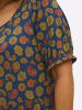 sheego Jersey-Kleid in tiefblau-ozean-bedruckt