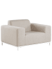 Beliani 2er-Set Sessel ROVIGO in Beige/Weiß