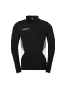 uhlsport  1/4 ZIP TOP Equipe 29 Kids in schwarz/weiß/steingrau