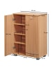 FineBuy Schuhschrank in Braun / Spanplatte / 60x35x90