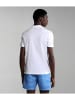 Napapijri Polo "Elbas Jersey" in Bright White