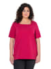 Ulla Popken Shirt in dunkle himbeere