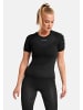 Hummel T-Shirt nahtlos ergonomisch atmungsaktiv in Schwarz
