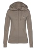 H.I.S Kapuzensweatjacke in camelfarben