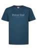 Petrol Industries T-Shirt mit Print aus Bio-Baumwolle in großen Größen gibson in Blau