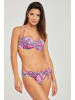 Buffalo Bikini-Hose in aubergine-bedruckt