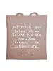 Mr. & Mrs. Panda Tote Bag Spruch Leichtigkeit im Leben mit Spruch in Braun Pastell