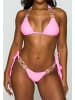 Moda Minx Bikinihose Boujee Tie Side Brazilian Bikini Bottom in pink