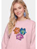 IZIA Women Sweatshirt in Light Rose