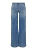 ONLY Jeans mit weitem Bein in Medium Blue Denim