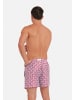 Gassa d’Amante Badeshorts Taormina in Rot-weiss
