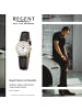 Regent Analog-Armbanduhr Regent Lederarmband schwarz klein (ca. 25mm)