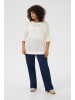 KAFFE curve Strickpullover KCmika in Chalk