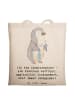 Mr. & Mrs. Panda Tasche Zahntechniker Spaß mit Spruch in Creme