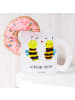 Mr. & Mrs. Panda Tasse Biene Verliebt mit Spruch in Transparent