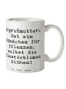 Mr. & Mrs. Panda Tasse Urgroßmutter Wundergrün mit Spruch in Weiß