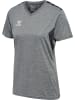 Hummel Sportshirt "Hmlauthentic Pl Jersey S/S Woman" in Grau