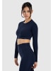 SMILODOX Longsleeve Tisha in Marineblau