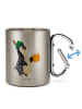 Mr. & Mrs. Panda Thermobecher Pinguin Bier ohne Spruch in Silber