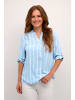 CULTURE Kurzarm-Bluse CUditta Loose fit in Serenity