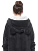 Disney Disney Mickey Mouse Oversize Cozy Hoodie Übergroße Kuschelpullover in schwarz