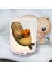 Mr. & Mrs. Panda Windlicht Robbe Pommes ohne Spruch in Transparent