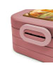 Mr. & Mrs. Panda Bento Box Füchse Liebe Pommes Design ohne Spruch in Rot Pastell