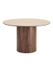 ebuy24 Esstisch Minamata Grau 120 x 120 cm