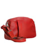 PICARD Pure - Umhängetasche 21 cm Rindsleder (pesto) in lipstick