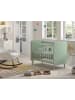 58 aufm Kessel BABYBETT Kamillah 124x96x68 aus MDF in Olive Grün
