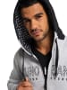 Bruno Banani Sweatjacke BELL in Grau / Melange