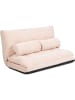 COSTWAY Bodensofa 3 in 1 Klappbar in Beige