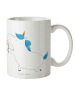 Mr. & Mrs. Panda Tasse Einhorn Blume ohne Spruch in Weiß