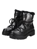 Tom Tailor Stiefelette in Schwarz/Silber