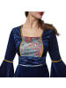 tectake Edles, mittelalterliches Gewand aus blauem Samt, blau