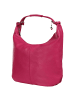 Florence Florence Schultertasche Leder pink, fuchsia ca. 45cm