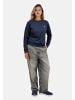 U.S. Polo Assn. Pullover USZoee – Damen Sweatshirt mit Rundhalsausschnitt in Navy-Beige