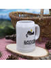 Mr. & Mrs. Panda Bierkrug Stinktier Ball mit Spruch in Weiß