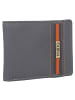mano Don Leonardo Geldbörse RFID Leder 10 cm grau