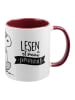 Snoopy The Peanuts Tasse Snoopy - Lesen ist meine Superkraft - Keramik, 320 ml in weiß