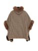 osha Damen Poncho in Braun