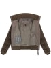 Navahoo Plüschjacke Schneepuder 14 in Stone Brown